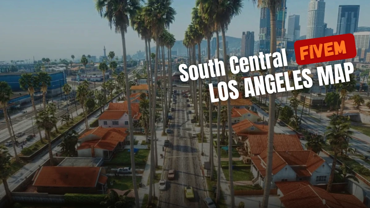 South Central Los Angeles Map